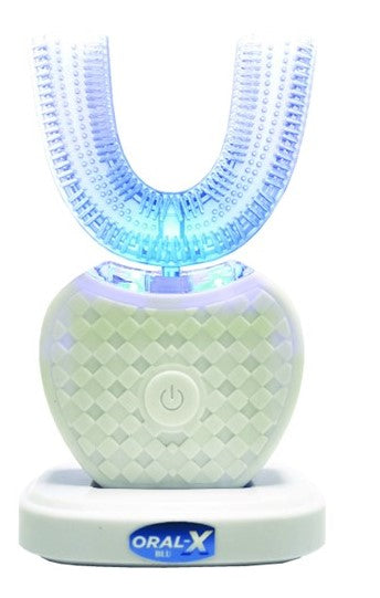 ORAL-X Sonic AUTO Brush 360 Degree Ultrasonic Blue Light Toothbrus